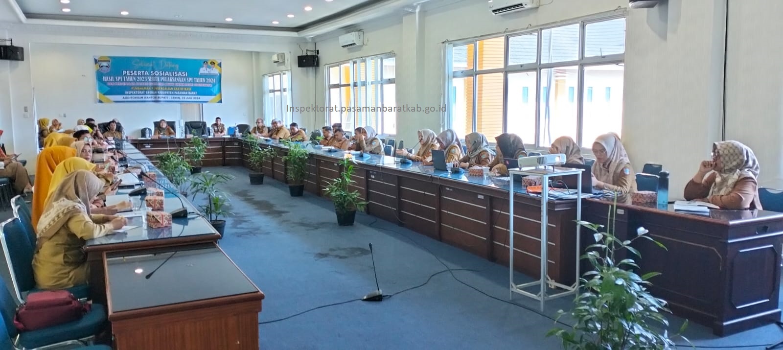 Sosialisasi Hasil SPI Tahun 2023 dan Pelaksanaan SPI 2024 serta Pemahaman Pengendalian Gratifikasi dan Pengenalan Aplikasi Bukit Asri